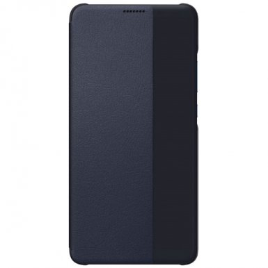 Huawei Smart View Cover - оригинален кожен калъф за Huawei Mate 10 Pro (тъмносин)