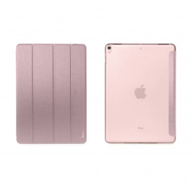 Torrii Torrio Case - кожен кейс и поставка за iPad Air 3 (2019), iPad Pro 10.5 (розово злато)