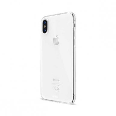 Artwizz NoCase - ултра-тънък (0.80 mm) TPU калъф за iPhone XS, iPhone X (прозрачен)