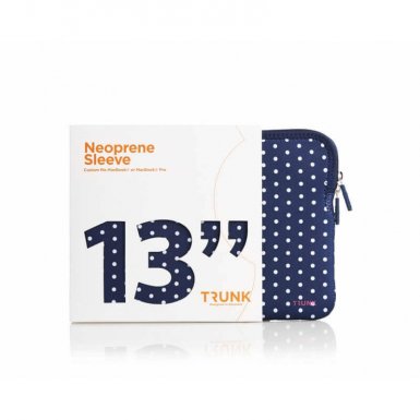 Trunk Laptop Sleeve - неопренов калъф за преносими компютри до 13 инча (син)