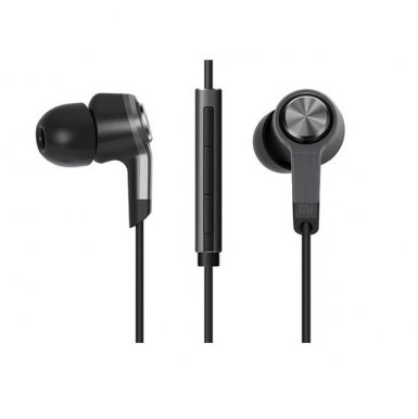 Xiaomi Mi In-Ear Headset - слушалки с управление на звука и микрофон за мобилни устройства (черен)