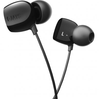 JAYS t-JAYS Two In-Ear Earphones - слушалки за мобилни устройства (черен)