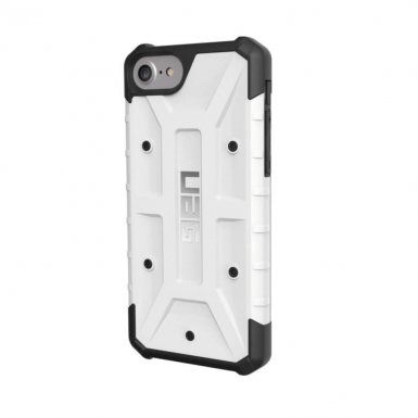 Urban Armor Gear Pathfinder - удароустойчив хибриден кейс за iPhone 8, iPhone 7, iPhone 6S, iPhone 6 (бял) (bulk)