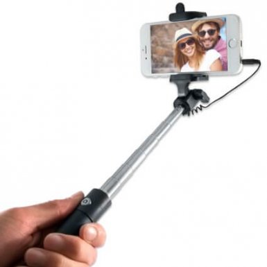 Avo Pocket Selfie Stick - компактен селфи стик за мобилни телефони (черен)
