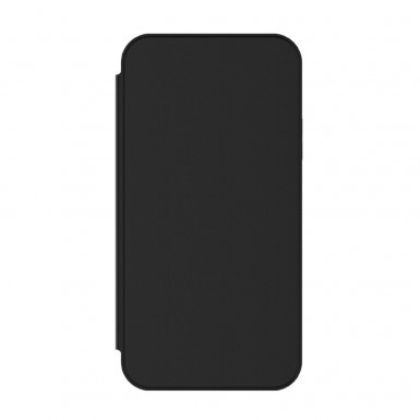 Incipio NGP Folio Case - удароустойчив хоризонтален кожен калъф, тип портфейл за iPhone XS, iPhone X (черен-тъмнопрозрачен)