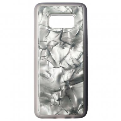 4smarts Clip-On Cover Trendline Fancy - хибриден удароустойчив кейс за Samsung Galaxy S8 (шарен-сив)