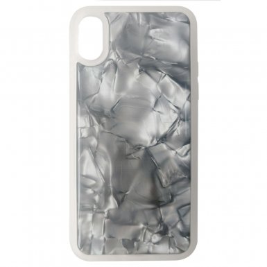 4smarts Clip-On Cover Trendline Fancy - хибриден удароустойчив кейс за iPhone XS, iPhone X (сив)