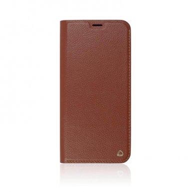 OCCA Jacket Wallet Genuine Leather Case - кожен калъф (естествена кожа) тип портфейл за Samsung Galaxy S8 Plus (кафяв)
