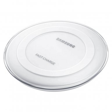 Samsung Inductive Wireless Charger Pad Fast Charge EP-PN920 - поставка (пад) за безжично захранване за QI съвместими устройства (бял)(bulk)