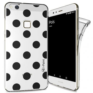 iPaint Glamour Pois Case - дизайнерски TPU кейс за Huawei P10 Lite