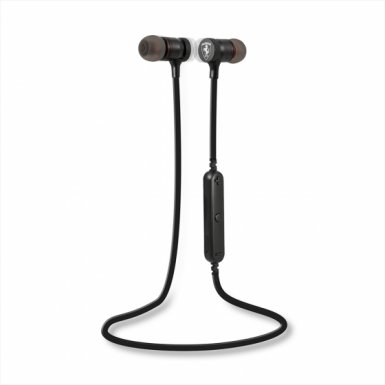 Ferrari Bluetooth Earphones - безжични блутут слушалки с микрофон за мобилни устройства (черен)