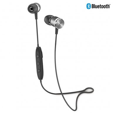 iLuv Metal Forge Air Wireless In-Ear Earphones - безжични спортни блутут слушалки за мобилни устройства (черен)