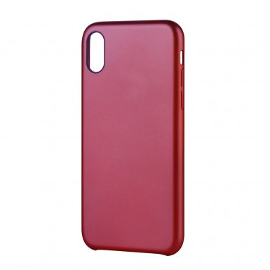 Devia CEO2 Case - поликарбонатов кейс за iPhone XS, iPhone X (червен)