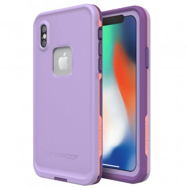 LifeProof Fre - ударо и водоустойчив кейс за iPhone XS, iPhone X (лилав)