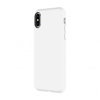 Incipio Siliskin Case IPH-1637-WHT- тънък силиконов (TPU) калъф за iPhone XS, iPhone X (бял)