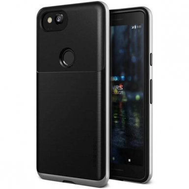 Verus High Pro Shield Case - висок клас хибриден удароустойчив кейс за Google Pixel 2 (сребрист)