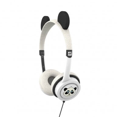iFrogz Little Rockers Costume Kids Panda On-Ear Headphones - слушалки подходящи за деца за мобилни устройства (черен-бял)