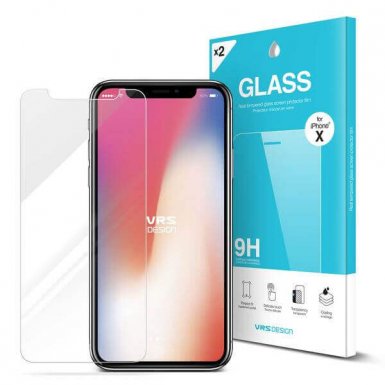 Verus Glassic 9H Tempered Glass - 2 броя калени стъклени защитни покрития за iPhone 8, iPhone 7 (прозрачен)