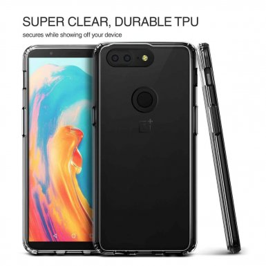 Verus New Crystal Mixx Case - хибриден удароустойчив кейс за OnePlus 5T (прозрачен)