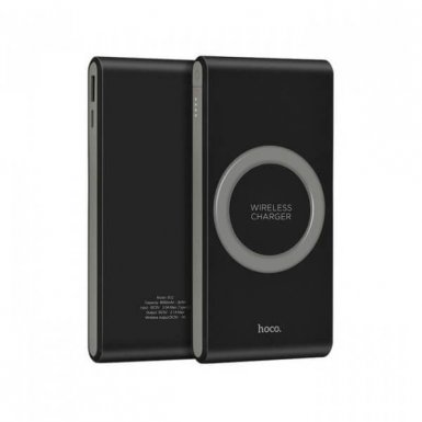 Hoco B32 Wireless Power Bank 8000mAh - външна батерия с възможност за безжично зареждане на Qi съвместими устройства и USB изход за мобилни устройства