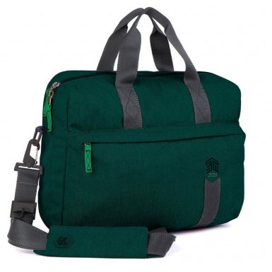 STM Judge Laptop Brief - дизайнерска чанта с дръжки за MacBook и преносими компютри до 15.4 инча (зелен)