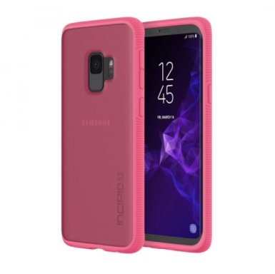 Incipio Octane Case - удароустойчив хибриден кейс за Samsung Galaxy S9 (розов)
