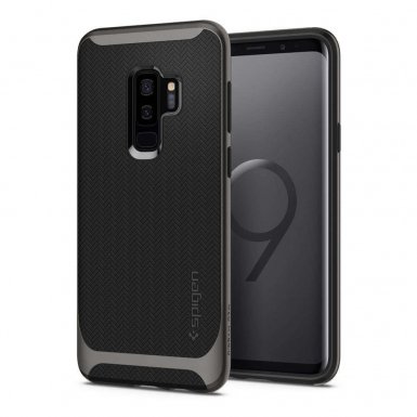 Spigen Neo Hybrid Case - хибриден кейс с висока степен на защита за Samsung Galaxy S9 Plus (черен-мат) 