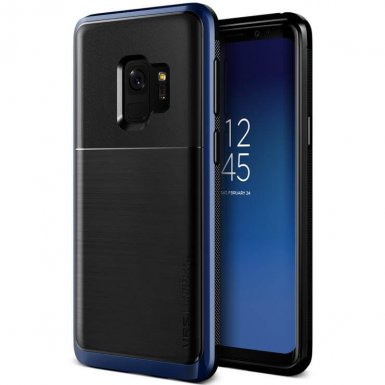 Verus High Pro Shield Case - висок клас хибриден удароустойчив кейс за Samsung Galaxy S9 (син)