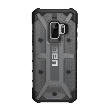 Urban Armor Gear Plasma - удароустойчив хибриден кейс за Samsung Galaxy S9 Plus (черен-прозрачен)