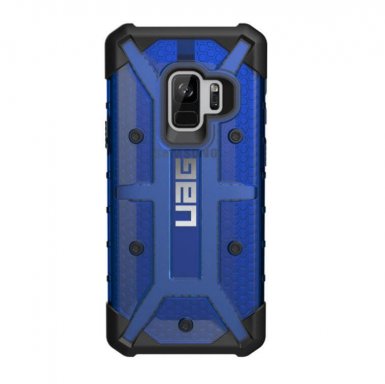 Urban Armor Gear Plasma - удароустойчив хибриден кейс за Samsung Galaxy S9 Plus (син-прозрачен)