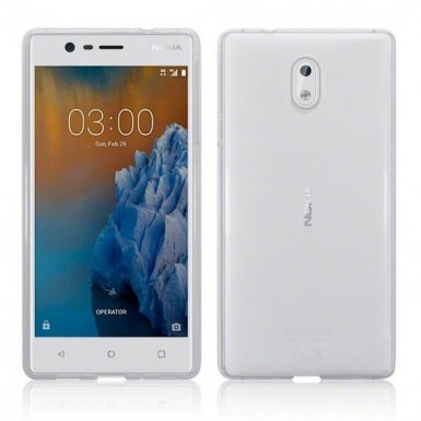 Ultra-Slim Case - тънък силиконов (TPU) калъф (0.3 mm) за Nokia 3 (прозрачен)