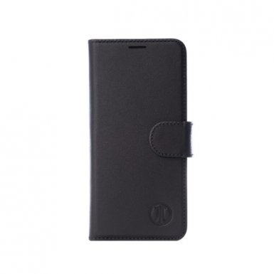 JT Berlin LeatherBook Kreuzberg Case - хоризонтален кожен (естествена кожа) калъф тип портфейл за Samsung Galaxy S9 plus (черен)