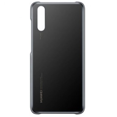 Huawei Color Case - оригинален поликарбонатов кейс за Huawei P20 (черен)