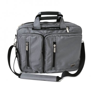 Platinet Kingstone Messenger Bag - чанта с презрамка за преносими компютри до 15 инча (сива)