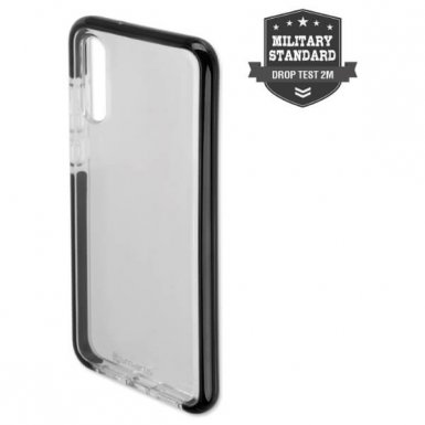 4smarts Soft Cover Airy Shield - хибриден удароустойчив кейс за Huawei P20 (черен-прозрачен)