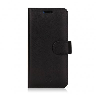 Redneck Prima Folio - кожен калъф, тип портфейл и поставка за Huawei P20 Pro (черен)