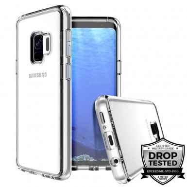 Prodigee Safetee Pure Case - хибриден кейс с висока степен на защита за Samsung Galaxy S9 (прозрачен)