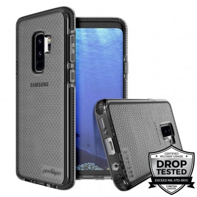 Prodigee Safetee Case - хибриден кейс с висока степен на защита за Samsung Galaxy S9 Plus (черен)