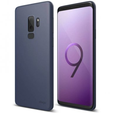 Elago Origin Case - тънък полипропиленов кейс (0.3 mm) за Samsung Galaxy S9 (син)