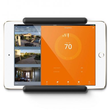 Elago Home Hub Mount - силиконова поставка, прикрепяща се към стената за iPad Pro, iPad Air, iPad и iPad mini (черна)