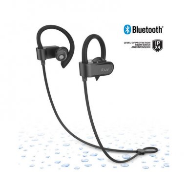 iLuv FitActive Jet 3 Wireless In-Ear Earphones - безжични спортни блутут слушалки за мобилни устройства (черен)