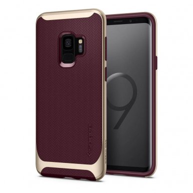 Spigen Neo Hybrid Case - хибриден кейс с висока степен на защита за Samsung Galaxy S9 (червен)