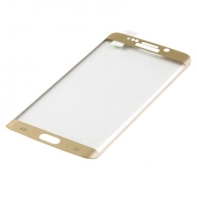 eStuff Tempered Glass 2.5D Full Cover - калено стъклено защитно покритие за целия дисплея на Samsung Galaxy S7 Edge (златист)