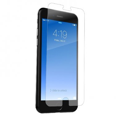 Zagg Invisible Shield Glass+ - калено стъклено защитно покритие за дисплея на iPhone 8 Plus, iPhone 7 Plus, iPhone 6S Plus, iPhone 6 Plus (прозрачен)