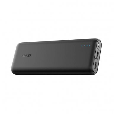 Anker PowerCore 15600 mAh Power Bank с PowerIQ и VoltageBoost - външна батерия с 2 USB изхода за зареждане на мобилни устройства