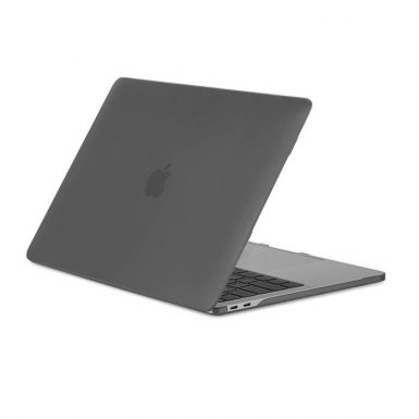 Moshi iGlaze Case - матиран предпазен кейс за MacBook Pro 15 Touch Bar (черен-прозрачен)