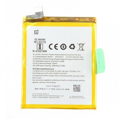 OnePlus Battery BLP637 - оригинална резервна батерия за OnePlus 5 (bulk)