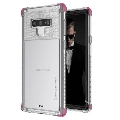 Ghostek Covert 2 Case  - хибриден удароустойчив кейс за Samsung Galaxy Note 9 (прозрачен-розов)