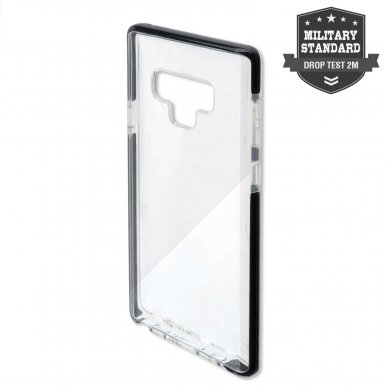 4smarts Soft Cover Airy Shield - хибриден удароустойчив кейс за Samsung Galaxy Note 9 (черен-прозрачен)