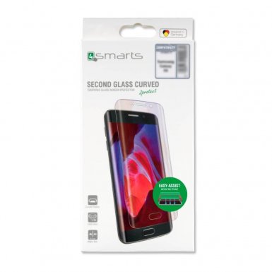 4smarts Second Glass Curved Easy-Assist - калено стъклено покритие с рамка за поставяне за Samsung Galaxy Note 9 (прозрачен)